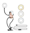 2-in-1 Universal Mobile Holder – Flexible Phone Mount for Car & Desk Use
