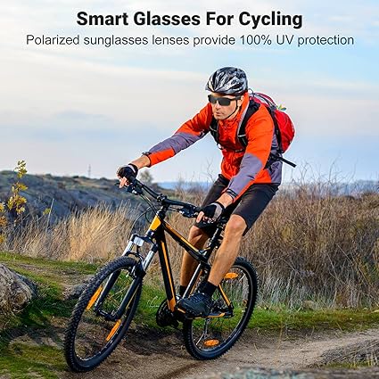 Bluetooth Smart Sunglasses with Built-In Speakers & Mic – Wireless Audio, Hands-Free Calling, UV Protection