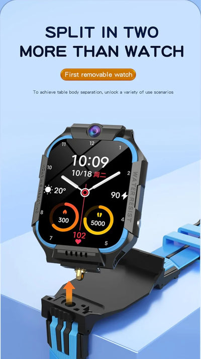 Denx Dual Camera Smart Watch – Fitness Tracker with HD Video, Bluetooth & Health Monitoring