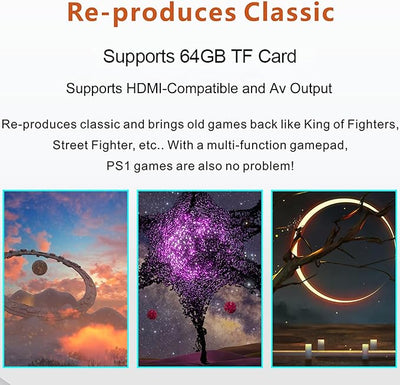 Handheld Gaming Console – Portable Retro & Modern Game System with High-Resolution Display