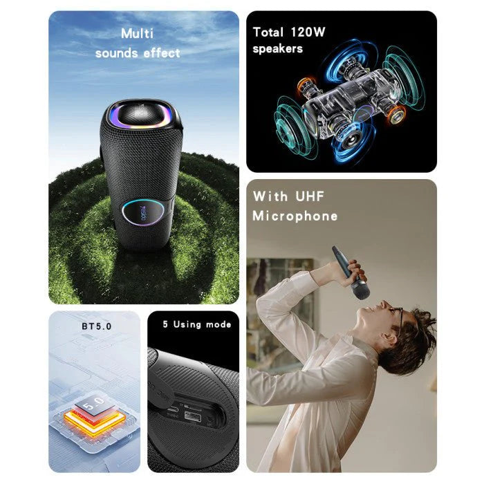 LED Light Microphone – Colorful RGB Mic for Streaming, Gaming & Recording