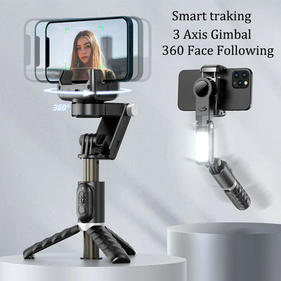 Smart Handheld Gimbal Stabilizer – 3-Axis Bluetooth Gimbal for Smartphone & Action Camera