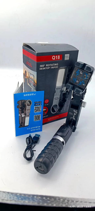 Smart Handheld Gimbal Stabilizer – 3-Axis Bluetooth Gimbal for Smartphone & Action Camera